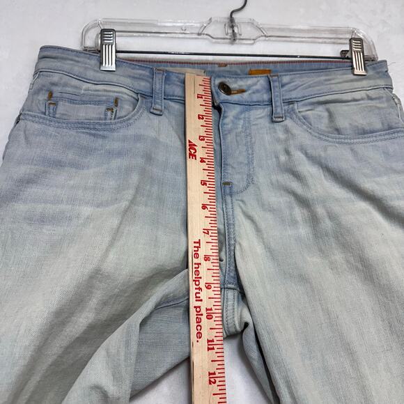 PILCRO‎ Anthropologie Women 29 Stet Fit Cigarette Light Grunge Straight Jeans - Picture 12 of 14